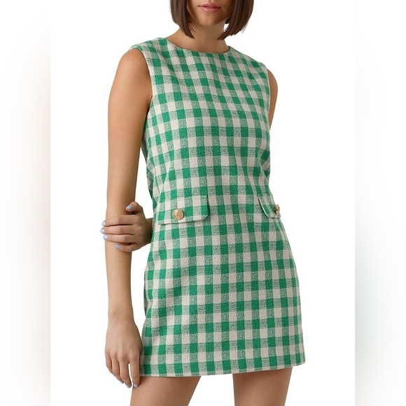 Vero Moda Dresses & Skirts - #109 Vera Moda Breeabbi Tweed Mini Dress Size 6 NWT